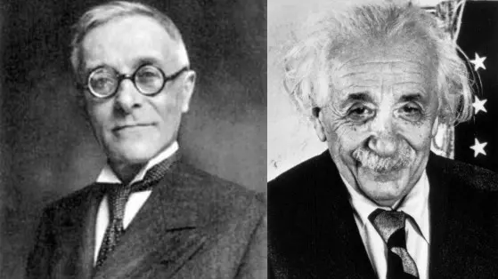 Tullio Levi-Civita e Albert Einstein