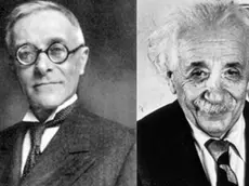 Tullio Levi-Civita e Albert Einstein