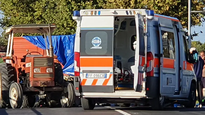 BASCHIERI - FOTOPIRAN - CARTURA - INCIDENTE STRADALE CAGNOLA
