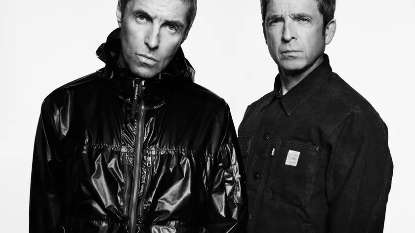 epa11566756 A undated handout photo made available by Fear PR on 27 August 2024 shows Liam Gallagher (L) and his brother Noel Gallagher (R) of the band Oasis in Britain. Liam and Noel Gallagher have confirmed Oasis' reunion with a worldwide tour in 2025, saying 'The guns have fallen silent. The stars have aligned. The great wait is over'. EPA/SIMON EMMET/FEAR PR/HANDOUT MANDATORY CREDIT HANDOUT EDITORIAL USE ONLY/NO SALES