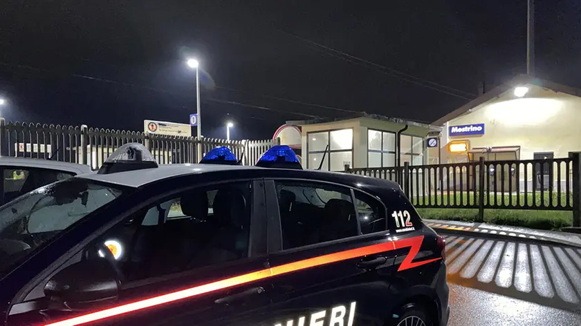 I carabinieri in stazione a Mestrino (foto Piran)
