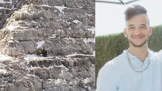 L'intervento di salvataggio e a fianco Riccardo Gallo, morto a 19 anni