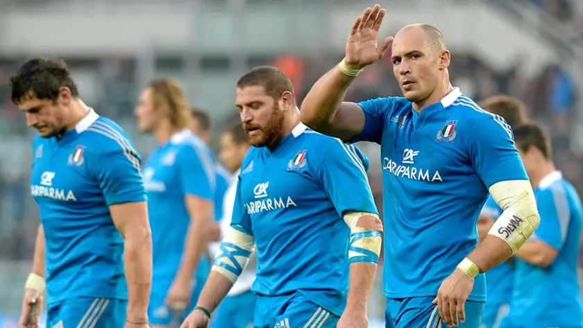 Filippo Alfero, 09.11.13, Torino, Stadio Olimpico, Rugby Test Match Italia-Australia, nella foto: Sergio Parisse, delusione italia