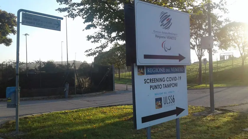 La cartellonistica già installata in zona stadio