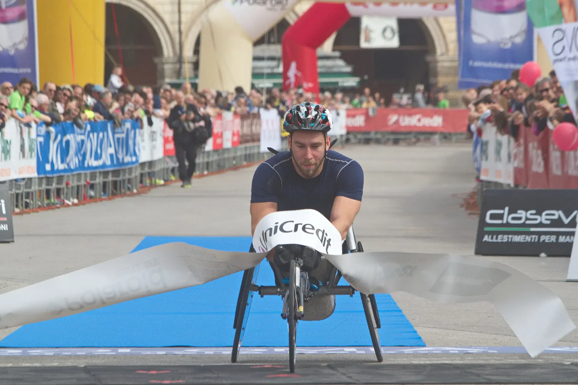 Il vincitore della handbike
