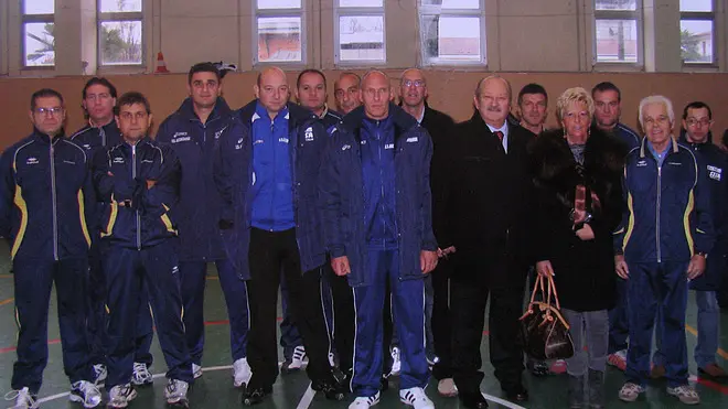 BELLUCO RECUPERO FOTO REMIGIO MORANDI ARZERGRANDE gruppo dirigenti arzergrande