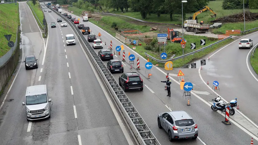 Il cantiere di Terna dei giorni scorsi
