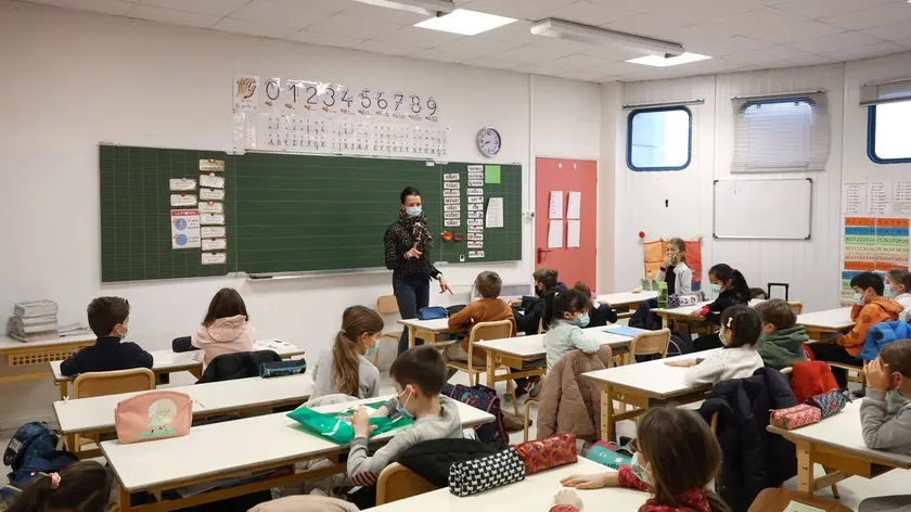 Una classe delle elementari