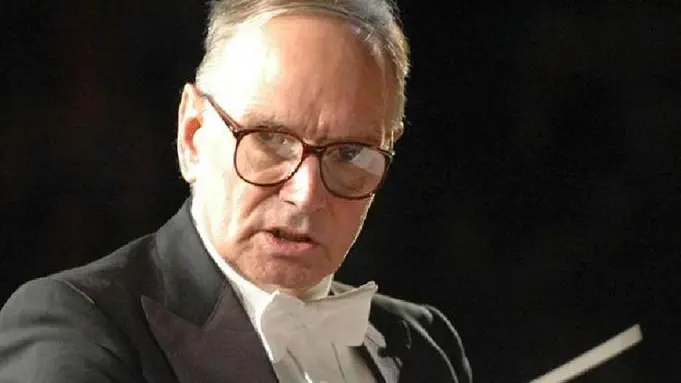Ennio Morricone in concerto alle Terme di Caracalla a Roma, 7 maggio 2013. ANSA/UFFICIO STAMPA