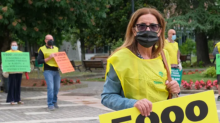 COLUCCI-FOTOPIRAN-ABANO-FLASH MOB PROTESTA LAVORATORI ALBERGHIERI