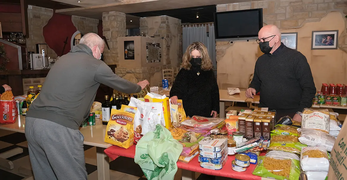 MORSEGO - FOTOPIRAN - DUE CARRARE - RACCOLTA ALIMENTI RE DI MEZZO