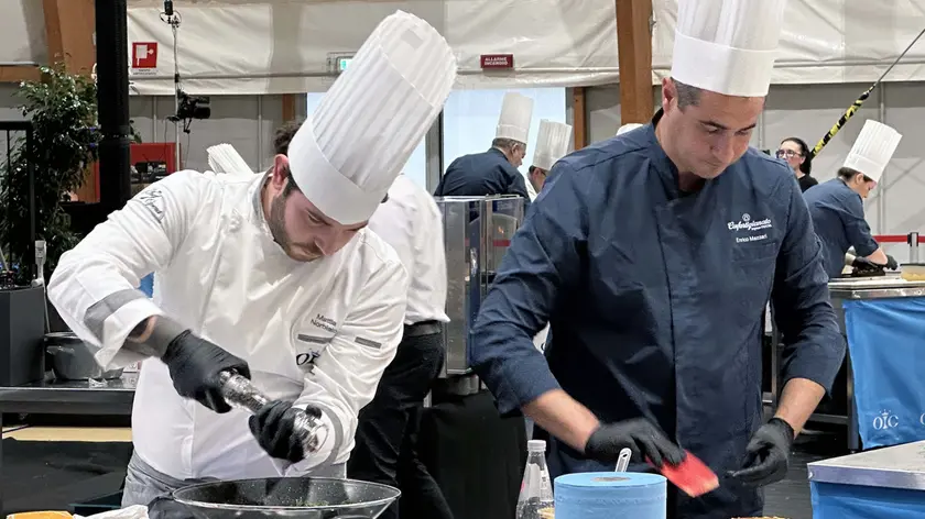 La gara ufficiale tra chef delle residenze Oic svoltasi a Padova