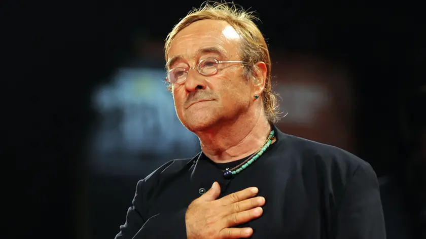 06 Sep 2008, Venice, Italy --- Lucio Dalla attends the premiere of "Il Seme Della Discorda," during the 65th Venice Film Festival. --- Image by © Camilla Morandi/Corbis