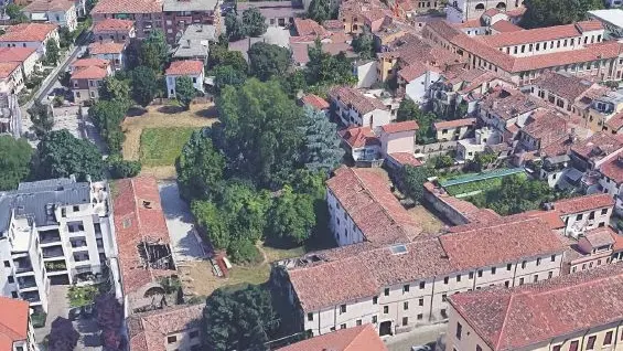 Il complesso dell'Università in via Campagnola dove verrà realizzato lo studentato