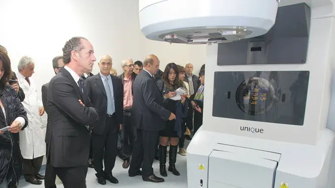 PESCI - GOVERNATORE LUCA ZAIA ALLO IOV, REPARTO RADIOTERAPIA,OSPEDALE DI PADOVA