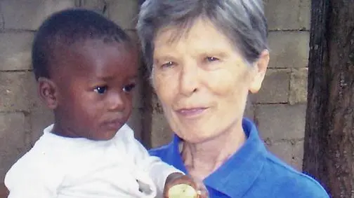 Una foto senza data di Bernadetta Boggian, una delle tre missionarie saveriane uccise in Burundi, pubblicata sul sito web della diocesi di Parma. .ANSA/ UFFICIO STAMPA ++HO - NO SALES EDITORIAL USE ONLY - NO ARCHIVE++