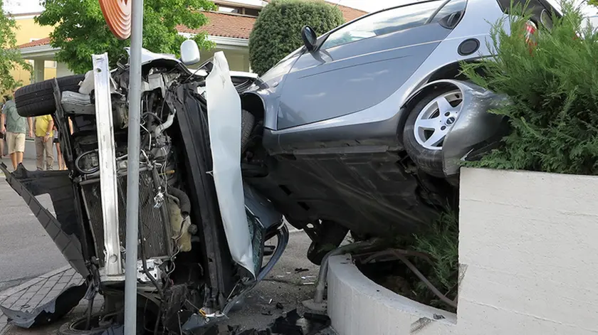POLETTO - FOTO PIRAN - MONTEGROTTO - INCIDENTE STRADALE MONTEGROTTO