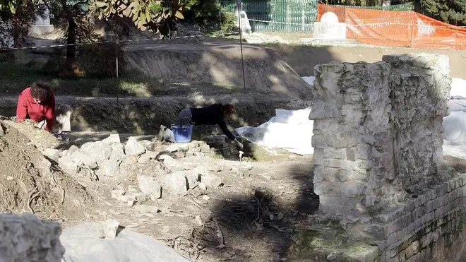 PUCCI - RESTI ROMANI AI GIARDINI DELL'ARENA