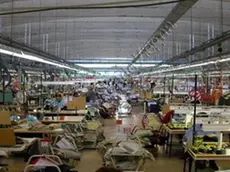 L'interno della InCo di Rubano (foto archivio digitale della Ermenegildo Zegna)