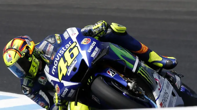 Phillip Island - Moto GP - Gran Premio d' Australia - Nella foto: Valentino Rossi - MotoGP - Yamaha
