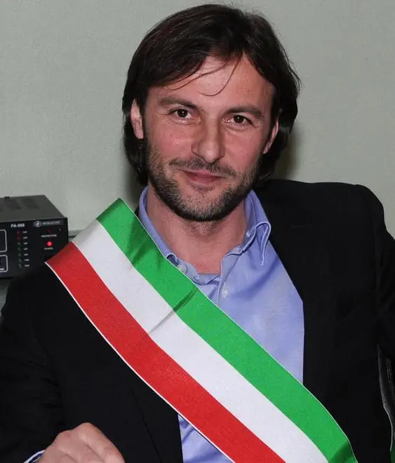 Malaman..Cons. Com.le a Carceri. Nella foto: il sindaco Tiberio Businaro molto sereno durante il Cons. Com.le..Ph. Zangirolami consiglio comunale a Carceri