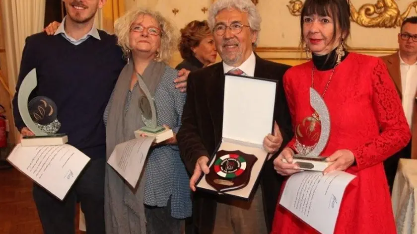 Da sinistra Alessandro Macciò, Alberta Pierobon, Renzo Mazzaro e Luisa Morbiato (dinojuliani)