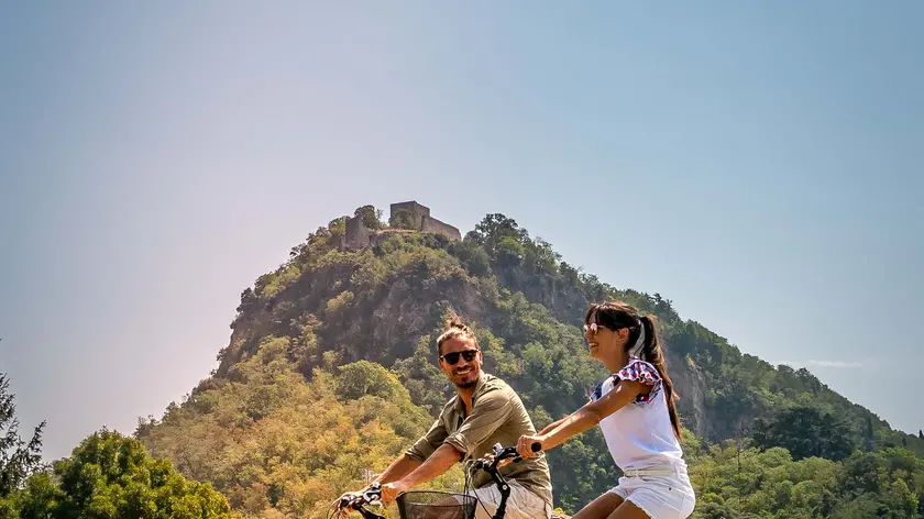 Il tratto dell’anello ciclabile dei Colli Euganei che passa per Monselice (Zangirolami)