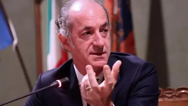 Il presidente della Regione Luca Zaia