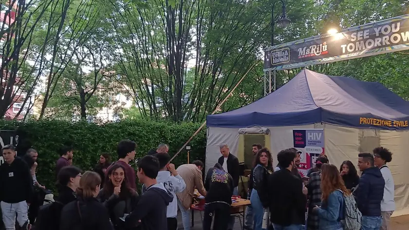 Lo stand della fondazione Foresta ai Navigli di Padova