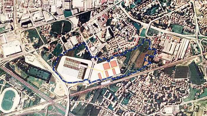 L'area di San Lazzaro indicata da Bitonci per il nuovo ospedale