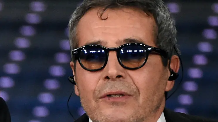 13/02/2016 Sanremo. 66 Festival della Canzone Italiana, finale. Nella foto gli Stadio, vincitori del festival