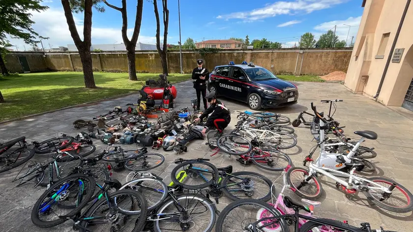 La refurtiva ritrovata dai carabinieri di Monselice