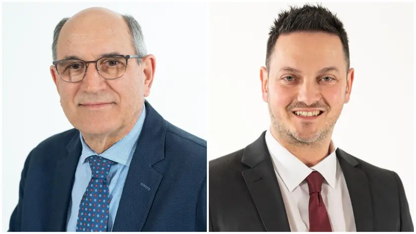 Luigi Bernardi a sinistra e Dario Luigi Tardivo a destra