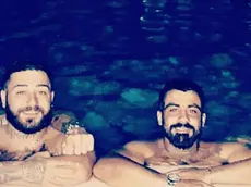 FOTO DA PROFILO FACEBOOK DI LORENZO MARINELLI. Daniel Daniel Bazzano (D) e Lorenzo Marinelli (S) in una foto da Facebook, i due giovani si sono costituiti alla polizia e hanno confessato di aver sparato "per errore" a Manuel Bortuzzo.6 febbraio 2019. FACEBOOK +++ATTENZIONE LA FOTO NON PUO' ESSERE PUBBLICATA O RIPRODOTTA SENZA L'AUTORIZZAZIONE DELLA FONTE DI ORIGINE CUI SI RINVIA+++