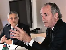 Luca Zaia con il direttore Fabrizio Brancoli (FOTOPIRAN)