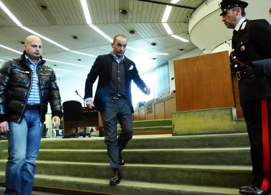 Massimo Ciancimino nell'aula bunker di Palermo