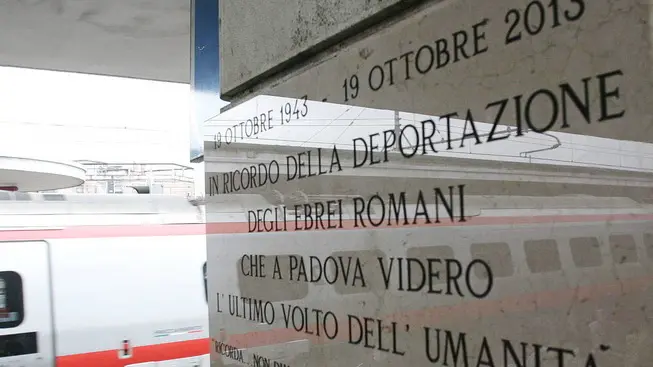 BARSOTTI - STAZIONE DI PADOVA , COMMEMORAZIONE TRENO DEPORTATI EBREI