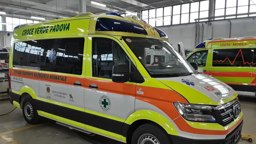 Le ambulanze della Croce Verde