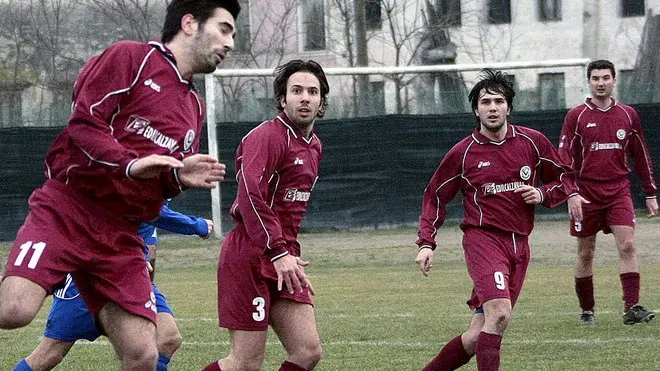 BARSOTTI - VIGODARZERE (AMARANTO) VS POZZONOVO (AZZURRO). BARSOTTI - VIGODARZERE VS POZZONOVO