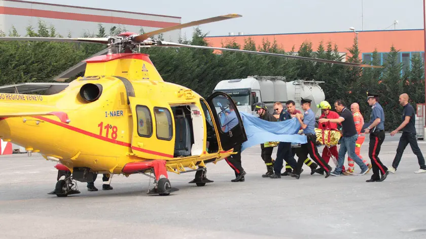 POLETTO.INCENDIO FORNACE ZULIAN FONTANIVA