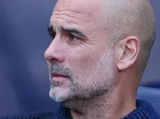 epa11353453 Manchester City's manager Pep Guardiola looks on during the English Premier League soccer match of Manchester City against West Ham United, in Manchester, Britain, 19 May 2024. EPA/ASH ALLEN EDITORIAL USE ONLY. No use with unauthorized audio, video, data, fixture lists, club/league logos, 'live' services or NFTs. Online in-match use limited to 120 images, no video emulation. No use in betting, games or single club/league/player publications.