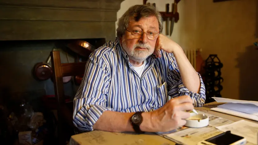Il cantautore e scrittore Francesco Guccini