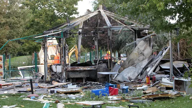 FERRO.ESPLOSIONE GAS CHIOSCO PARCO RUBANO