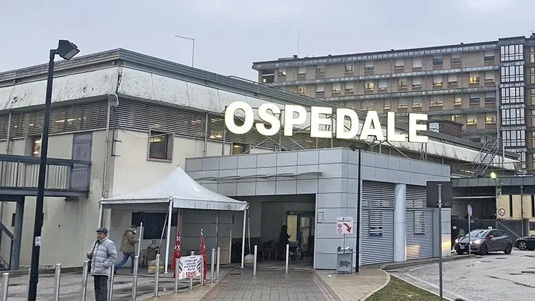 L’ospedale di Camposampiero, dove è stato portato il bimbo