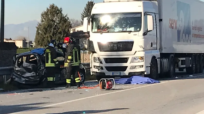 La scenda del terribile incidente (foto Piran)