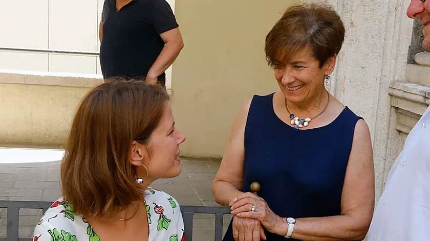 Le assessore padovane Piva e Colonnello