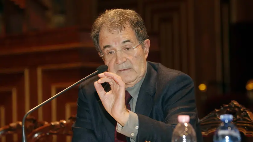 TOSATTO - ROMANO PRODI IN AULA MAGNA AL BO