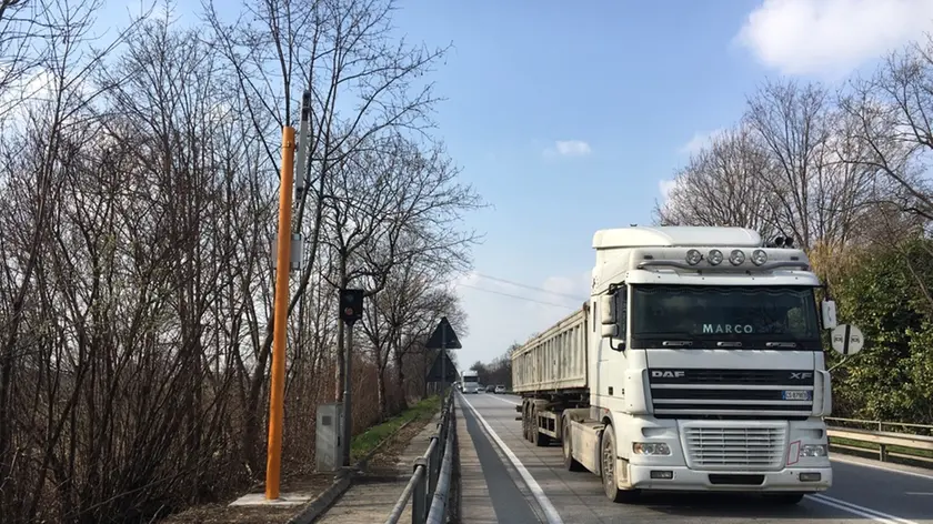 Un autovelox lungo la circonvallazione a Cittadella