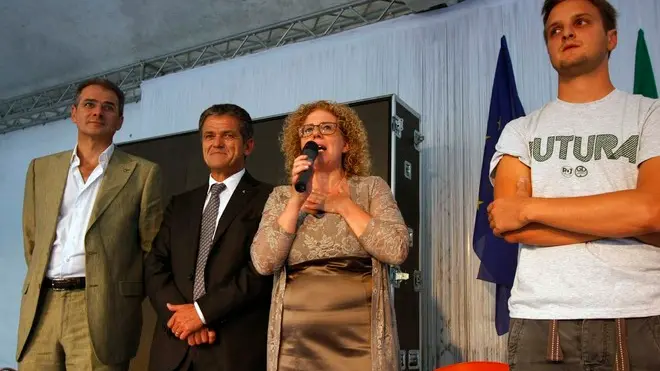 SALMASO - FESTA PD. Ossari, Rossi, Filippin, Enrico (volntario), Ruzzante