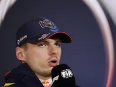 epa11291618 First placed Red Bull Racing driver Max Verstappen of the Netherlands speaks during a press conference after the Formula One Chinese Grand Prix, in Shanghai, China, 21 April 2024. The 2024 Formula 1 Chinese Grand Prix is held at the Shanghai International Circuit racetrack on 21 April after a five-year hiatus. EPA/ANDRES MARTINEZ CASARES